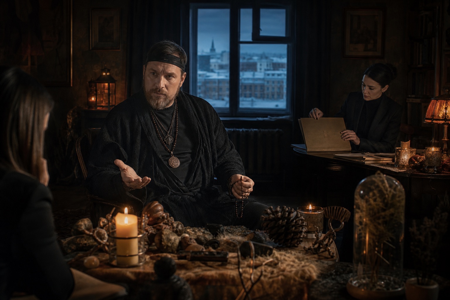 A second scene inspired by Putin's Shaman